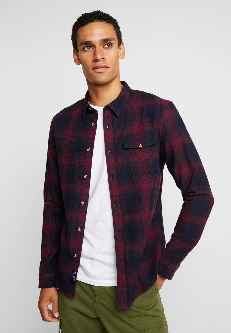 Pier One Hombre Camisa - Bordeaux