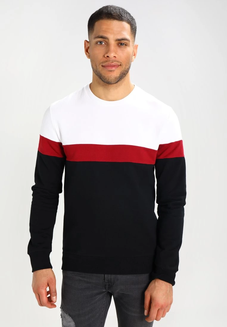 Pier One Hombre Sudadera - White/black