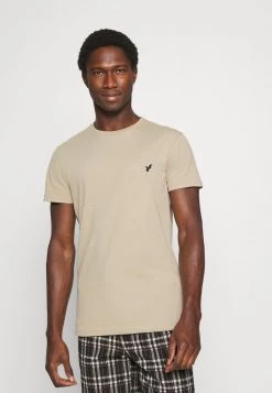 Pier One Hombre Camiseta Básica - Beige