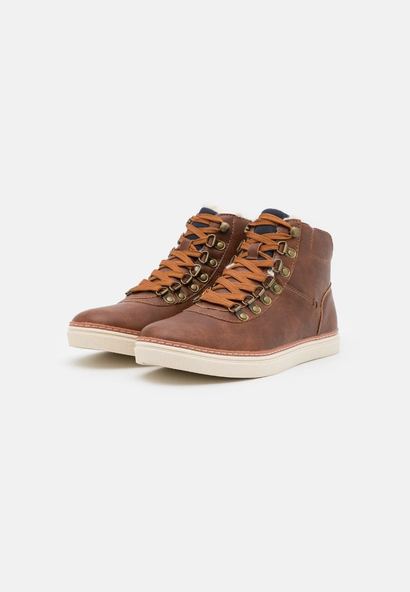 Pier One Hombre Botines Con Cordones - Cognac - Imagen 2