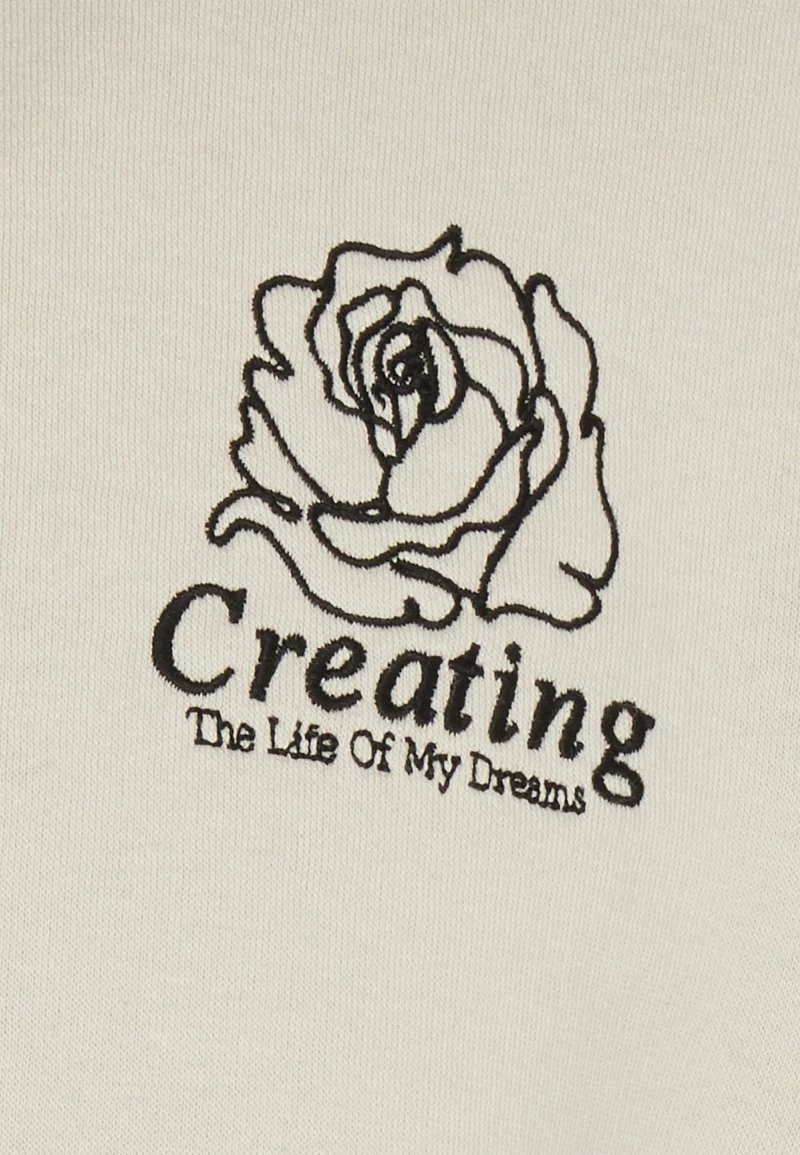 Pier One Hombre FLORAL HOODIE - Sudadera - Tan - Imagen 3