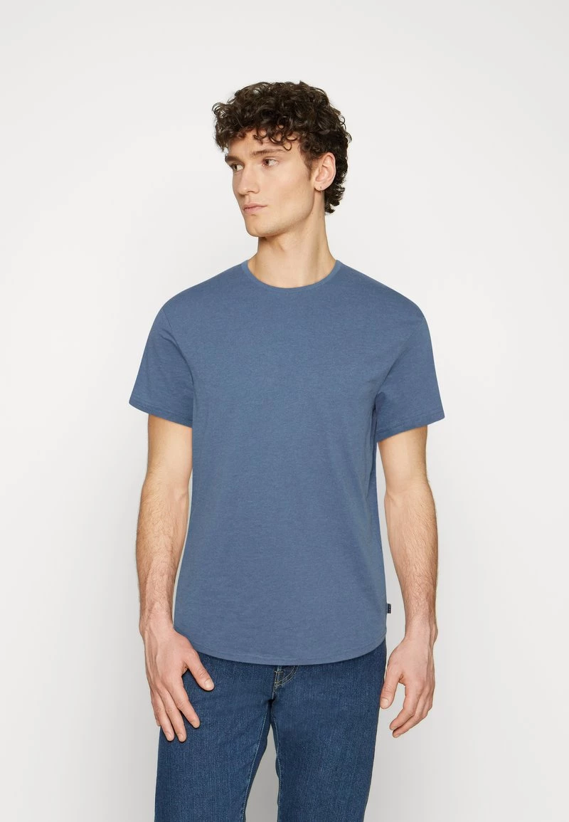 Pier One Hombre 5 PACK - Camiseta Básica - Mottled Brown/mottled Light Grey/mottled Dark Grey - Imagen 5