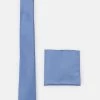 Pier One Hombre SET - Pañuelo De Bolsillo - Blue