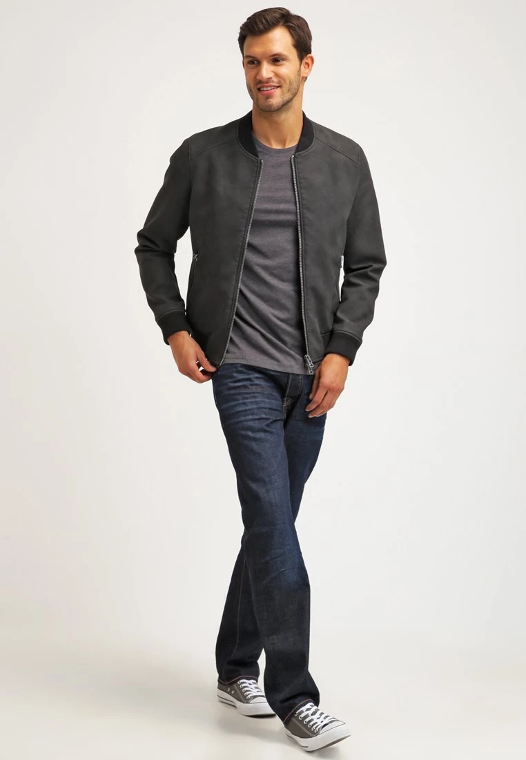 Pier One Hombre 2 PACK - Camiseta Básica - Dark Grey Melange - Imagen 2