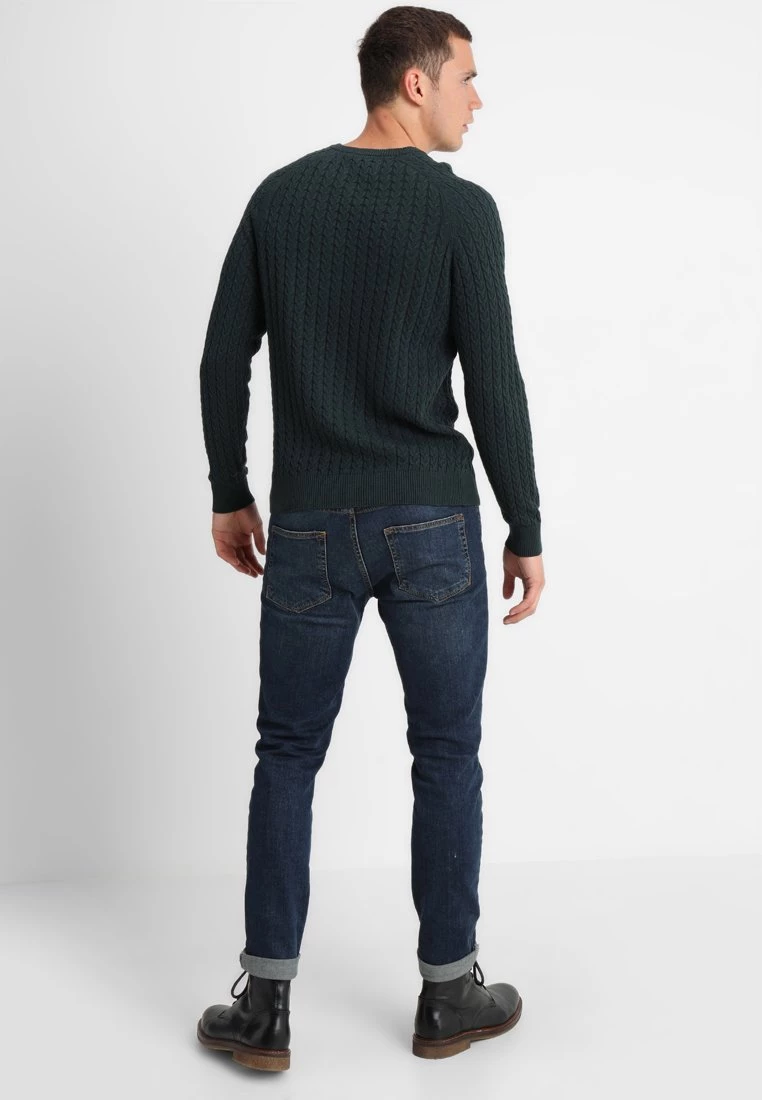 Pier One Hombre Jersey De Punto - Mottled Dark Green - Imagen 3