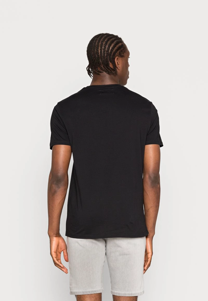 Pier One Hombre Camiseta Estampada - Black - Imagen 3